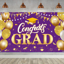 Bannières et toiles de fond pour la remise des diplômes – Décoration de la promotion [Année], Soirée des finissants, Bannière de