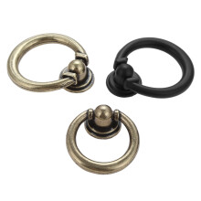 1 maniglia ad anello vintage per mobili, pomello in lega di zinco per cassetti, armadietti da cucina, ante di armadi, 35/40 mm
