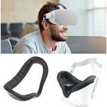 Interface & Gesichtsschutz-Augenpad für Oculus Quest 2, kompatibel mit dem Original-Abstandshalter der Oculus Quest 2, schweißabweisend,