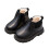 Μπότες PU για κορίτσια – Άνετα παπούτσια slip-on με χοντρή σόλα, μαλακό άνω μέρος, 1