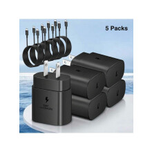 Nano snabbladdare typ-C med 1,2 meter kabel, 25 W PD/PPS