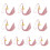 10pcs Formal Academic Hat Tassels For Educational-Pink 1