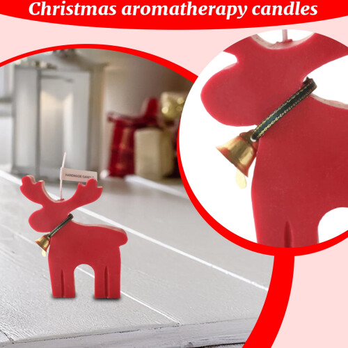 Bougie d'aromathérapie Sapin de Noël rouge 2
