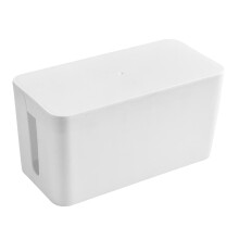 Kabelhåndteringsboks, skjult og skjult strømskinner og elektriske ledninger fra hvit L32x13,7x13cm