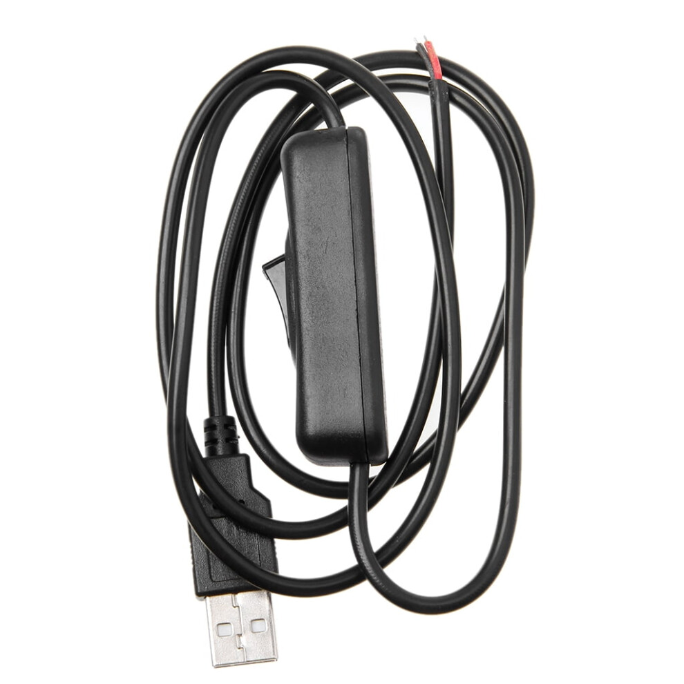 1M/3.3Ft Usb 2.0 Male Plug 2Pin Wire Diy Pigtail Cable 5V Usb Power Cable Red/Black 9418476585722