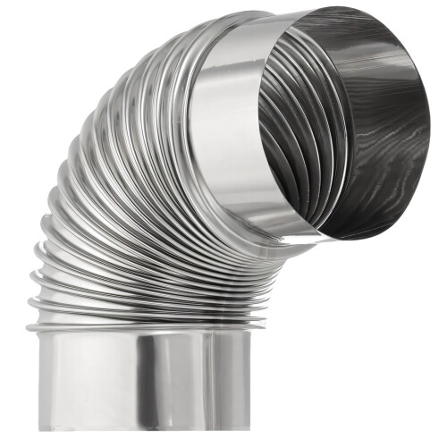 Strong Steel Chimney Pipe 90 Degree Turn For Safe-large