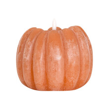 Bougie LED citrouille, veilleuse sans flamme à piles pour Halloween et Thanksgiving – lumière blanche chaude, sans danger pour les enfants et les