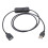 Cabo extensor USB 2.0 macho para fêmea com interruptores para impressora, teclado e disco rígido. 1