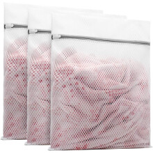 3Pcs Durable Honeycomb Mesh Laundry Bags for Delicates 9 x 12 Inches,12 x 16 Inches,16 x 20 Inches,20 x 24 Inches(Small/Medium/ Large/X-Large)
