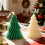 Vela aromática con aroma a árbol de Navidad verde M 4