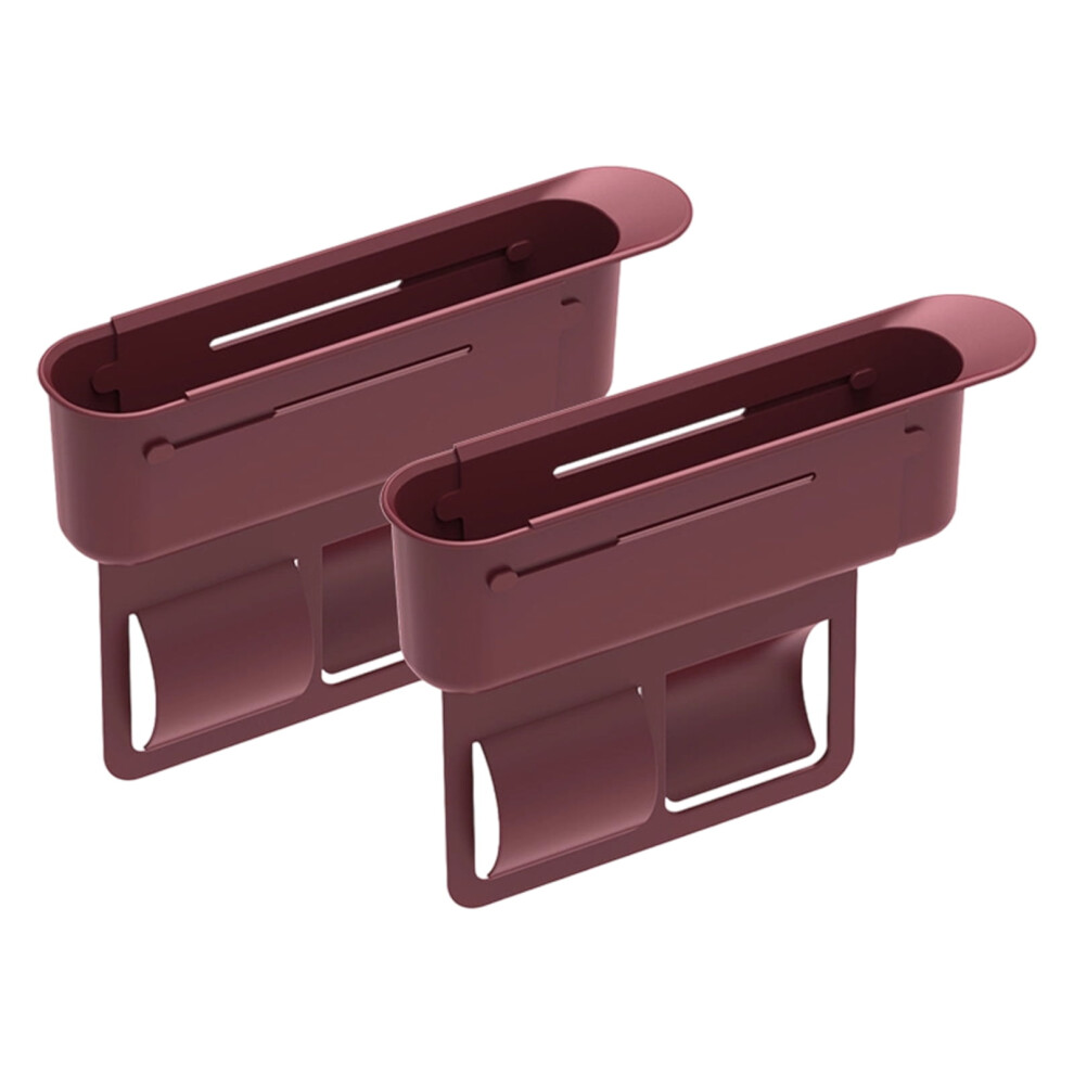 Car Seat Gap Filler Organizer Â Plastic, Black/Red/Brown 9058772192042