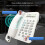 Office Desk Phone Corded with Call Display 7