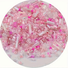 1,05 oz blandede glassriskeler til DIY-smykkelaging – armbånd, halskjeder, øredobber – ideelle gaver, kompatible med standard perleverktøy