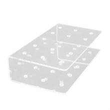 ACDANC Acryl Lollyhouder Rechthoekige Vorm Dubbellaagse Acryl Cake Pop Stand Display Lollyhouder voor Bruiloft
