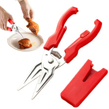 Ciseaux de cuisine robustes, acier à haute teneur en carbone, poignée ergonomique, pour la découpe de poulet, de viande, de fruits de mer et d'os