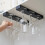 Wine Goblet Hanging Shelf-Mounted Drying Rack, Elegant Stemware Holders 2