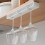 Wine Goblet Hanging Shelf-Mounted Drying Rack, Elegant Stemware Holders 3