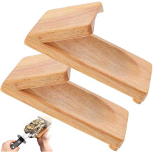 Pinza de madera para ostras con herramienta para abrir ostras, pinza para abrir ostras y soporte para abrir ostras, se combina con acero inoxidable