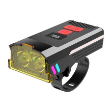 Juego de faro delantero y trasero para bicicleta, 10000 lúmenes, 3000 mAh