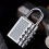 Niriyo Black 4-Digit Combination Padlock – Resettable Code, Compatible with School Lockers, Gym, Travel & Toolbox 8