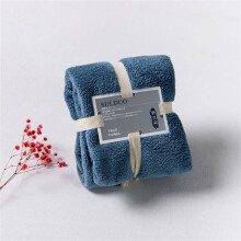 Ultra-Soft Coral Fleece Kitchen Towels (36x80cm), Quick-Dry, Lint-Free, Absorbent, Multi-Surface Cleaning – Navy