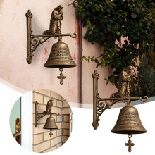 Sonnette décorative raffinée et résistante aux intempéries, avec une sonnerie cristalline, pour clôtures, jardins et terrasses – Cadeau idéal