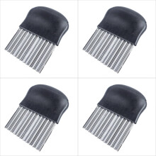 4PCS Large Crinkle Cutter Cutting Tool, Crinkle Chopper, French Fries Potato Cutters FruitVegetable Wavy Chopper Stainless Steel Cutting Tool 5.5inch