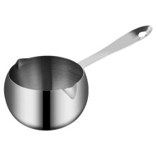 Chauffe-beurre en acier inoxydable, 600 ml (20,2 oz), fondoir à café/lait/chocolat, mini-casserole, compatible induction et gaz