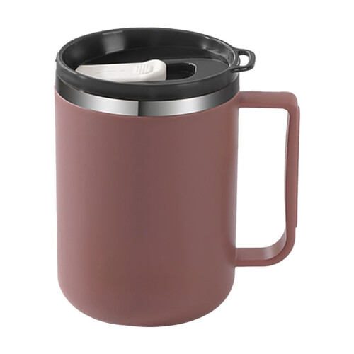 Karymi Stainless Steel Coffee Cup 430ml Leak-Proof 1