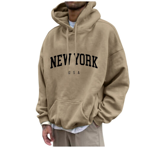 Cuoff Hoodies Φούτερ Χειμερινά Χαλαρά Στάμπα Casual Μόδα Αθλητικά Φούτερ με Κουκούλα για