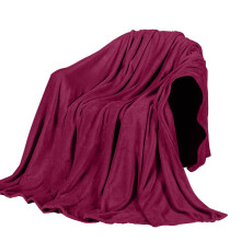 Coperta in pile reversibile super morbida da 40x47" – Calda, antistatica, accogliente per divano, letto e ufficio – Utilizzabile in tutte le