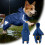 Impermeable amarillo con capucha para perros medianos. 2