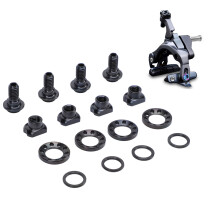 16 pièces kit de vis de serrage pour frein en alliage de titane C R8000 noir
