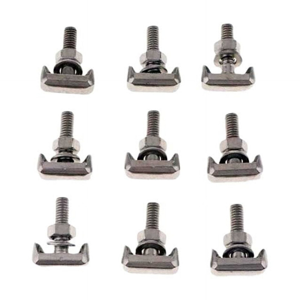 Battery Terminal T-Bolt Kit Battery Cable Tensioner Bolt Screw 9-Pack For Gmc Chevrolet Bmw, Replaces 9083649095201