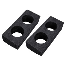 2Pcs Packing Tray Black Cup Holder for Secure Drink Storage and Convenient Outdoor Use