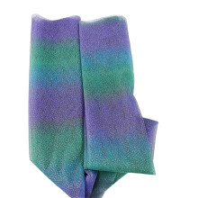 Rainbow Color Shimmering Tulle Fabric Soft-blue green purpl