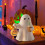 Χειροποίητο νυχτερινό φως Usmixi Ghost Coffee Pumpkin – Μίνι φωτιστικό LED με τρομακτικό σχήμα 4
