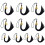10PCS Graduation Cap Tassels Replacement Charm Penadnt-Black 1