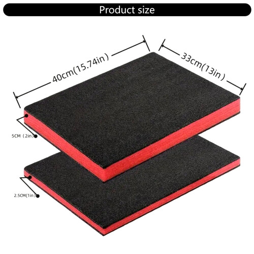Multipurpose Toolbox Foam Inserts Cut to Fit Protective Liners Foam Pad for Suitcases Organizing Small Part Protections 1