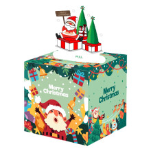 Tirelire de Noël pour offrir de l'argent, Boîte à dons Joyeux Noël, Tirelire à tirer pour offrir de l'argent, Porte-billets Joyeux Noël, Cadeau