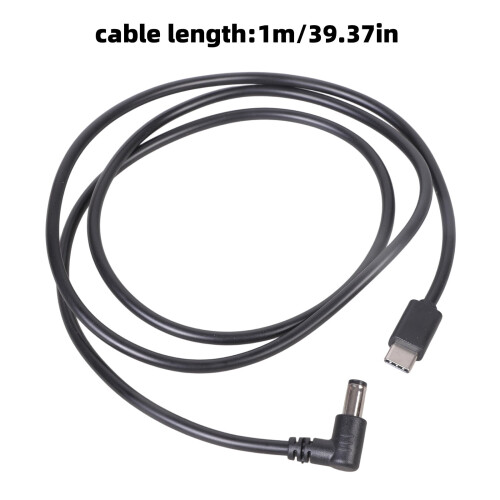 USB C-kabel 90 grader 5,5 x 2,5 mm DC3A til projektorer 2