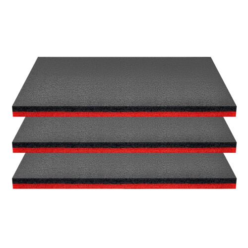 Pachet de 4 inserții din spumă EPE pentru cutie de scule, grosime de 2,5 cm 2