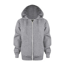 Boys Sweatshirts,Hoodie Kids Solid Color Zip Up Long Sleeve Sweatshirt Jacket for Playful Style,Hoodie,Z01 Grey,4-5 Years