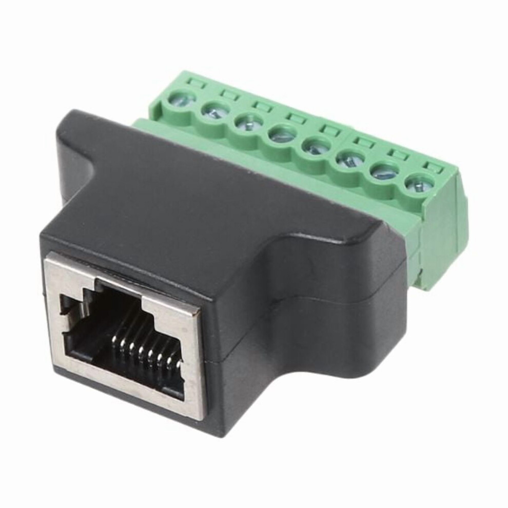 Rj45 Female To 8-Pin Terminal Connector 9402001086464