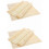 4 Pack Bamboo Sushi Rolling Mat, Sushi Roll Maker (9.5" x 9.6") 1