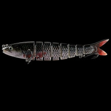 2 esche artificiali a forma di gamberetto con coda a paletta