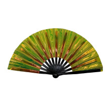 Evantai mari din palme pentru dans în linie Evantai mari pliabile chinezești pentru bărbați și femei, festivaluri, Tai Ji, Kungfu, arte