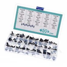 200PCS Box Electrolytic Capacitor Set Comprehensive Selection Easy to Carry for Various Electronics Application