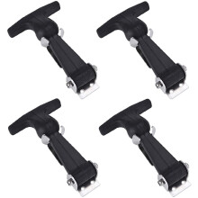 Flexibele rubberen sluiting met T-handgreep, 4 stuks