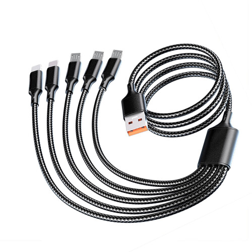 Καλώδιο τροφοδοσίας USB σε USB C Splitter που επιτρέπει την ταυτόχρονη φόρτιση 5 συσκευών